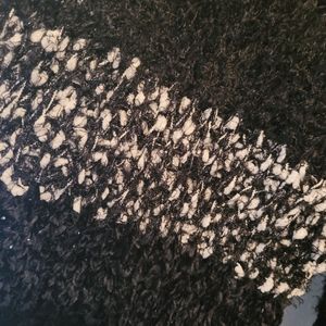 Black and white INC infinity scarf